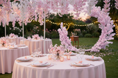 cherry-blossom-wedding-setup