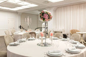 white-banquet-table