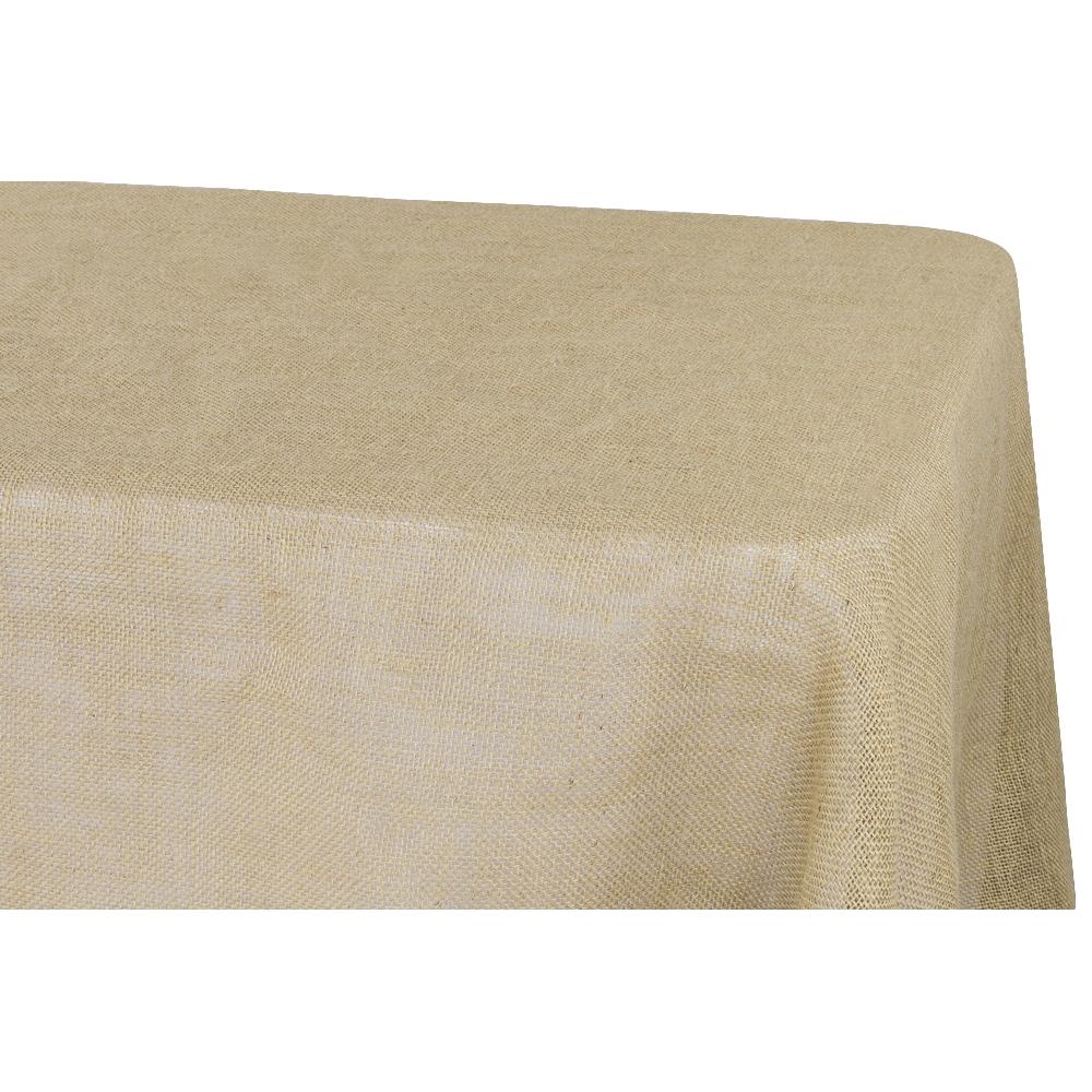 Burlap Rectangular Tablecloths on Sale CV Linens