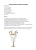 12 Arm Chandelier Candelabra Centerpiece Instructions
