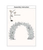 2 pcs 9.5ft Cherry Blossom Wedding Arch Backdrop Instructions