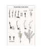 2 pcs 9.5ft Cherry Blossom Wedding Arch Backdrop Parts List
