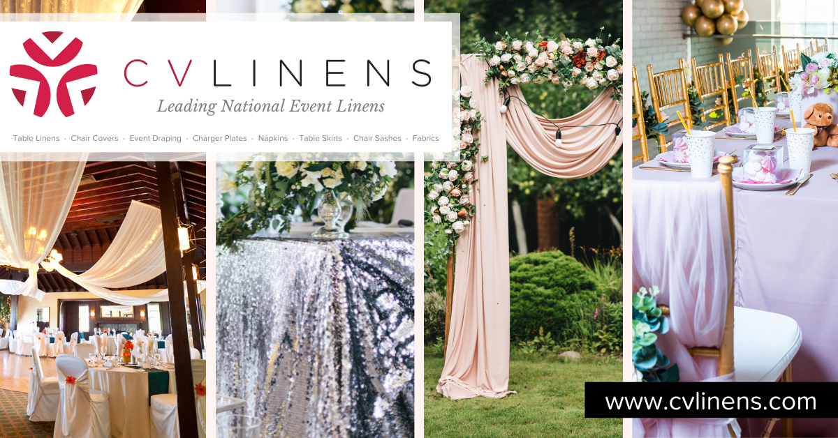 Wholesale Tablecloths, Event Linens, Wedding Table Cloths– CV Linens