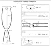 Crystal Column Tabletop Centerpiece Parts List
