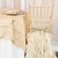 Curly Willow Chiavari Chair Back Slip Cover - Champagne