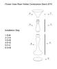 Flower Vase Riser Holder Centerpiece Stand 20in H Instructions