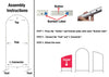 Heavy Duty Chiara Arch Frame Stands 3pc set Instructions