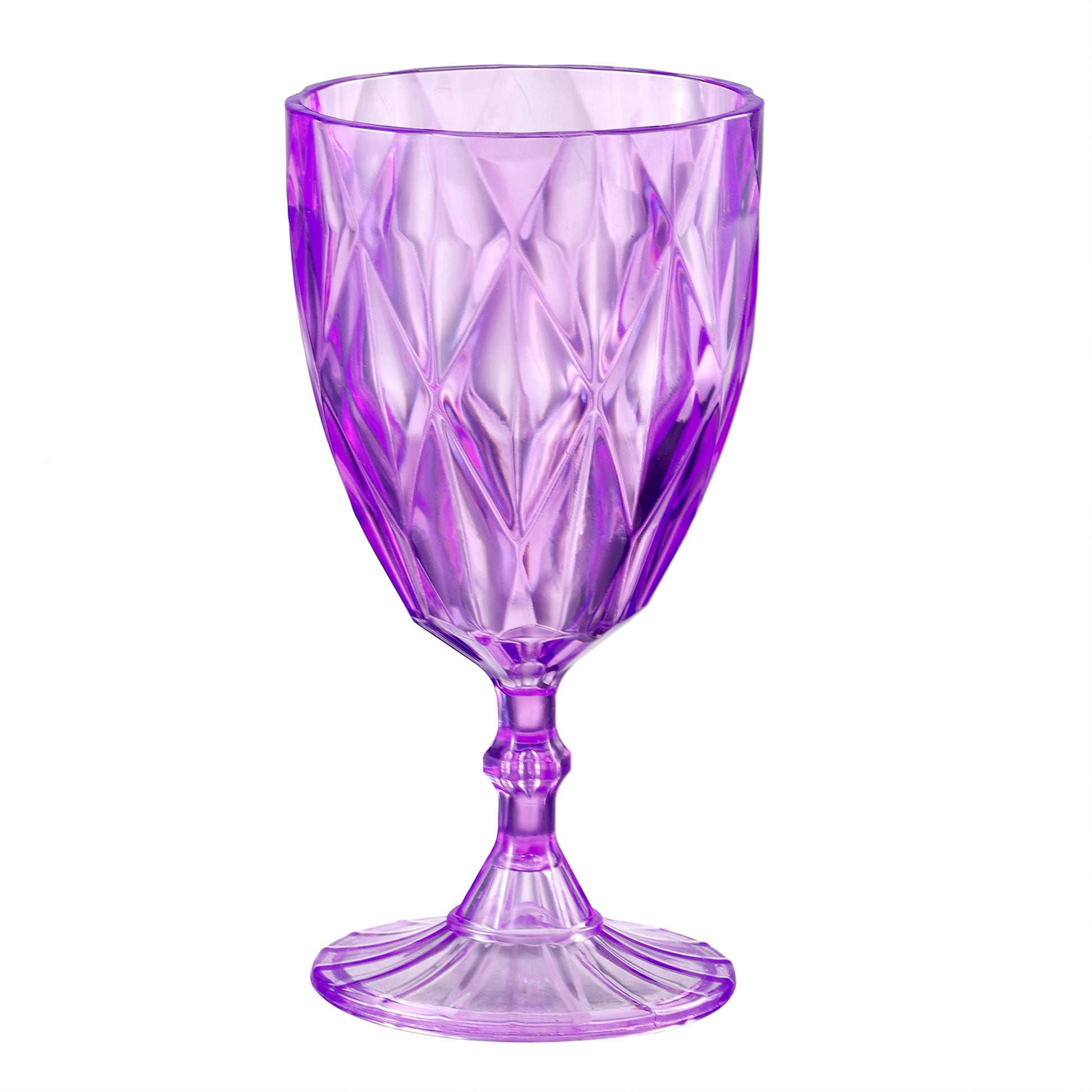 Lavender Vintage Acrylic Goblets (6 pcs/pk)
