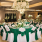 Polyester 120" Round Tablecloth - Emerald Green