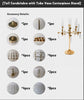 Tall Candelabra with Tube Vase Centerpiece Stand Parts List