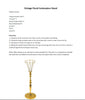 Vintage Floral Centerpiece Stand Instructions Image
