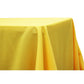90"x132" Rectangular Oblong Polyester Tablecloth - Canary Yellow - CV Linens