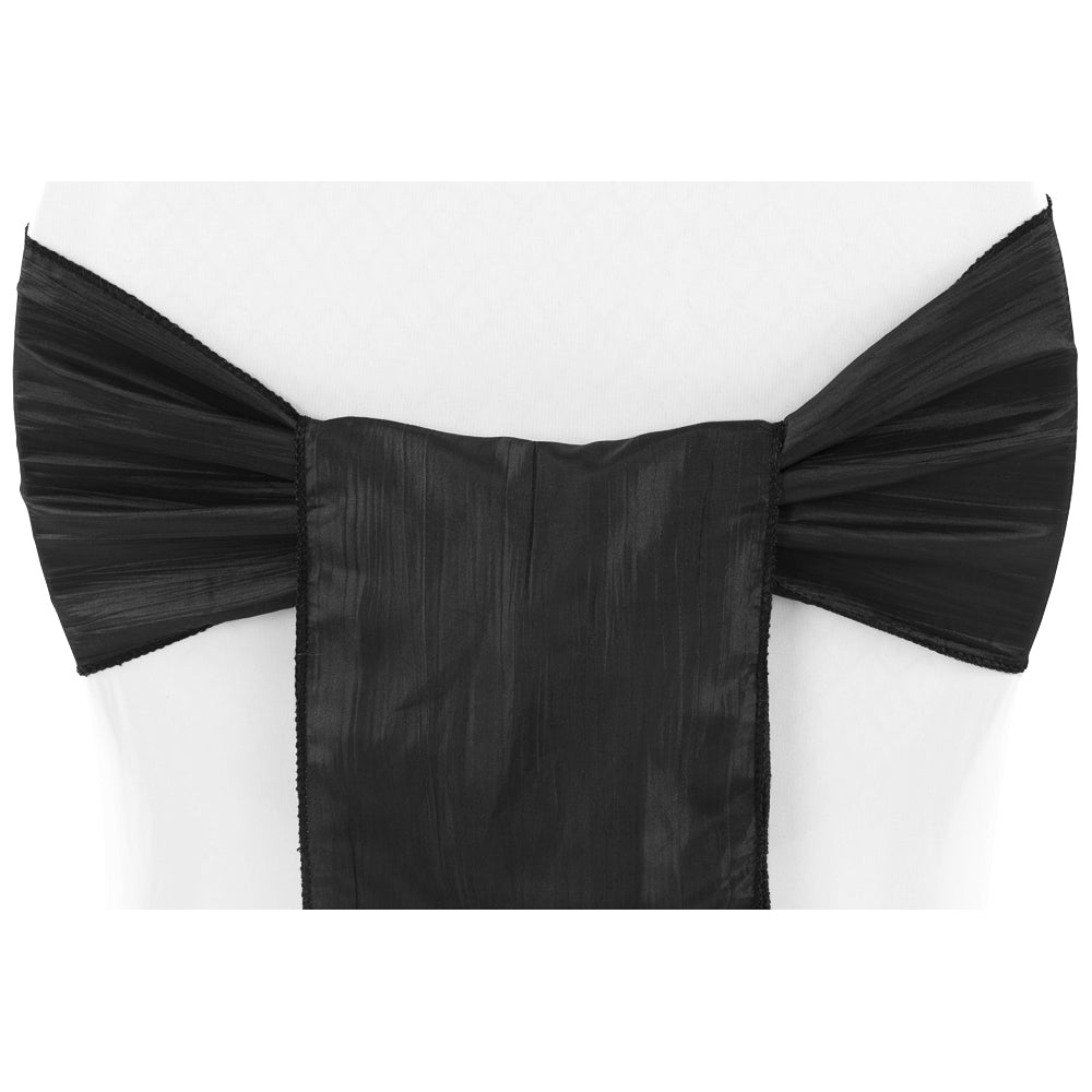 Black Polyester Chair Sashes Wholesale Chair Sash Bow Ties Cheap