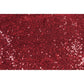 Glitz Sequin 10ft H x 112" W Drape/Backdrop panel - Apple Red - CV Linens