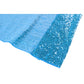 Glitz Sequin 12ft H x 52" W Drape/Backdrop panel - Aqua Blue - CV Linens