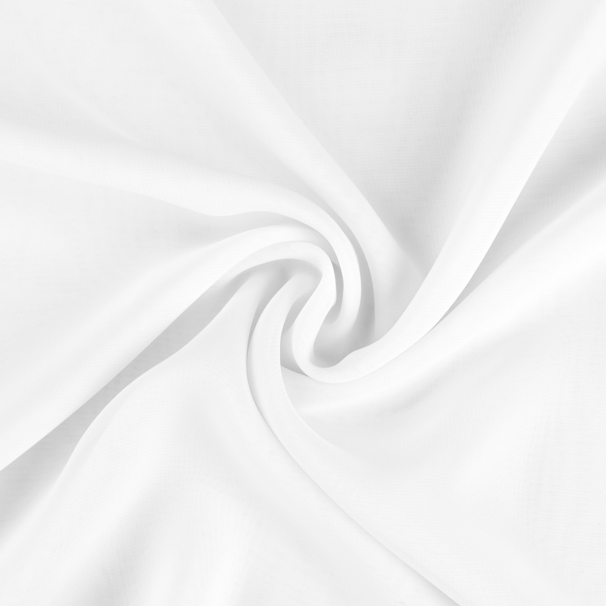 White Chiffon Fabric / 50 Yards Roll