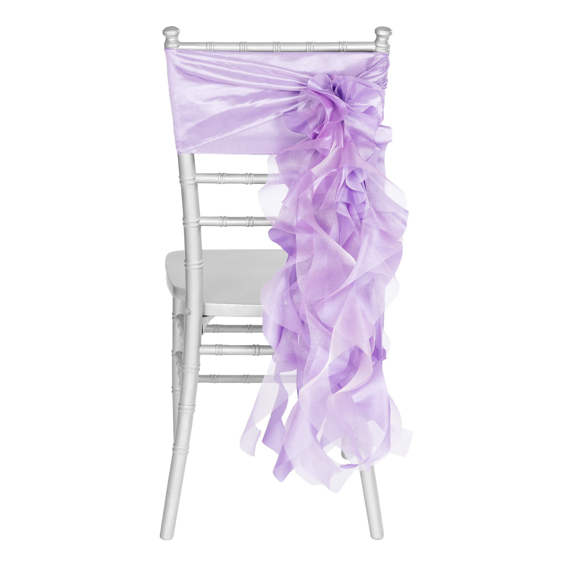 Curly Willow Chair Sash - Victorian Lilac/Wisteria - CV Linens