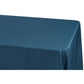 Economy Polyester Tablecloth 90"x156" Oblong Rectangular - Navy Blue - CV Linens
