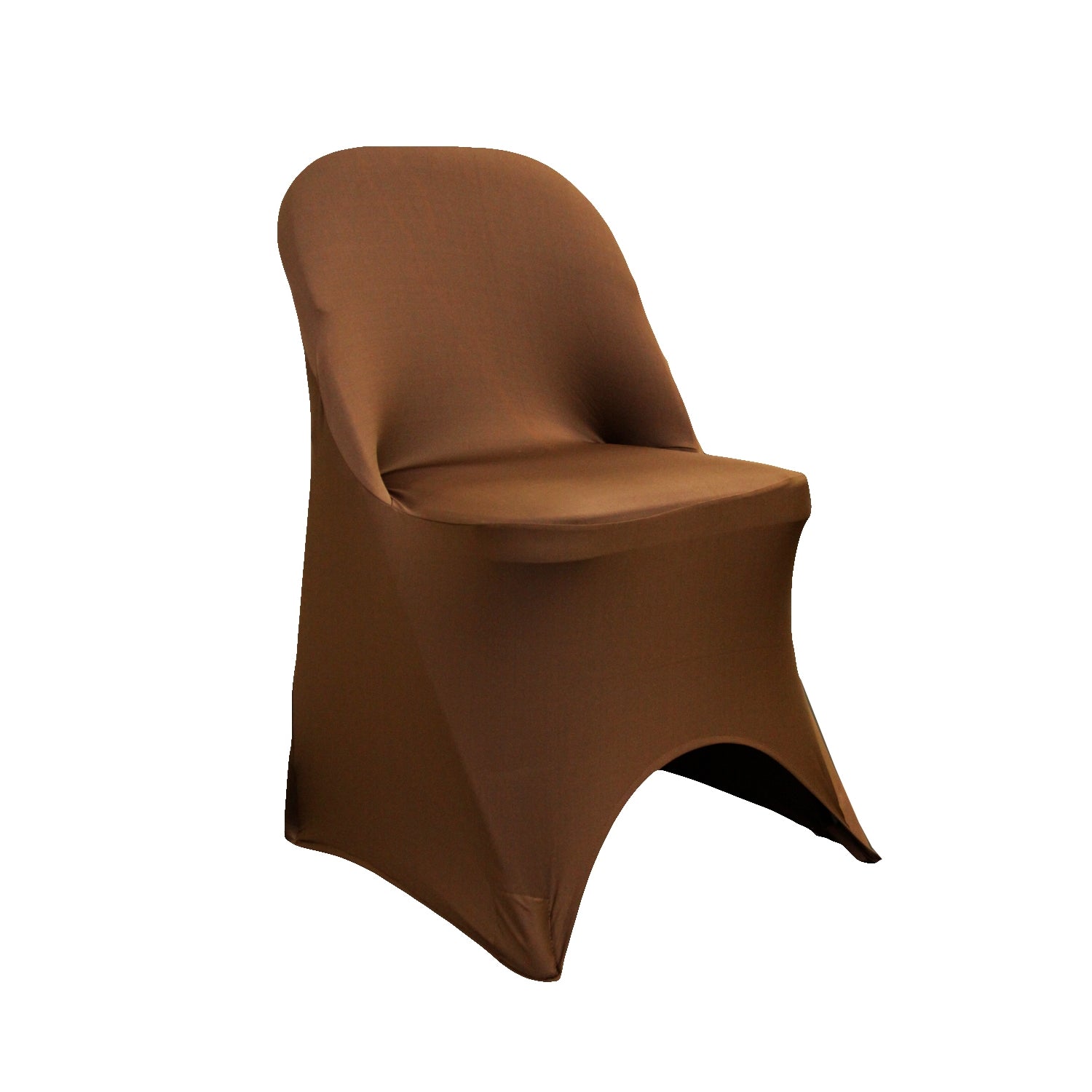 Folding Spandex Chair Cover - Chocolate Brown