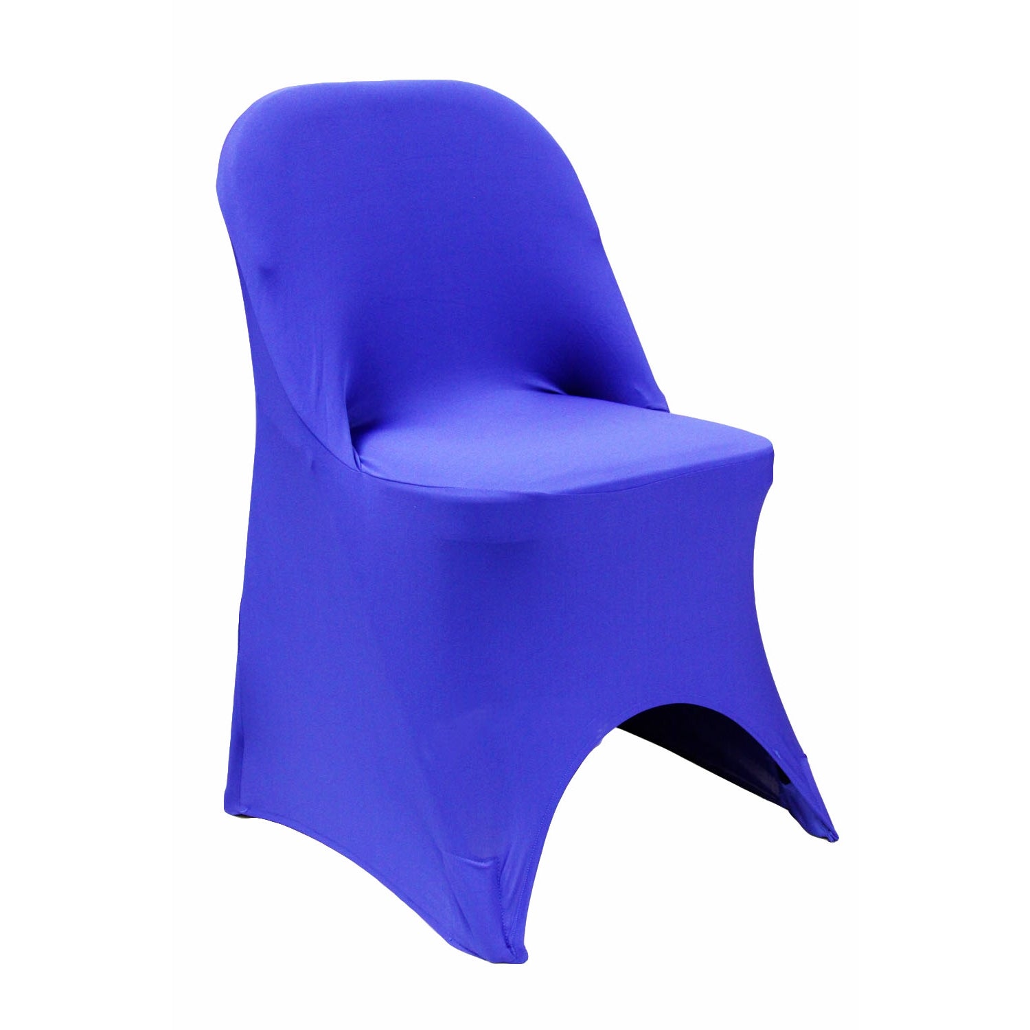 Folding Spandex Chair Cover Royal Blue at CV Linens