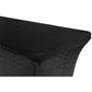 Glitz Sequin Spandex Table Cover 6 FT Rectangular - Black - CV Linens
