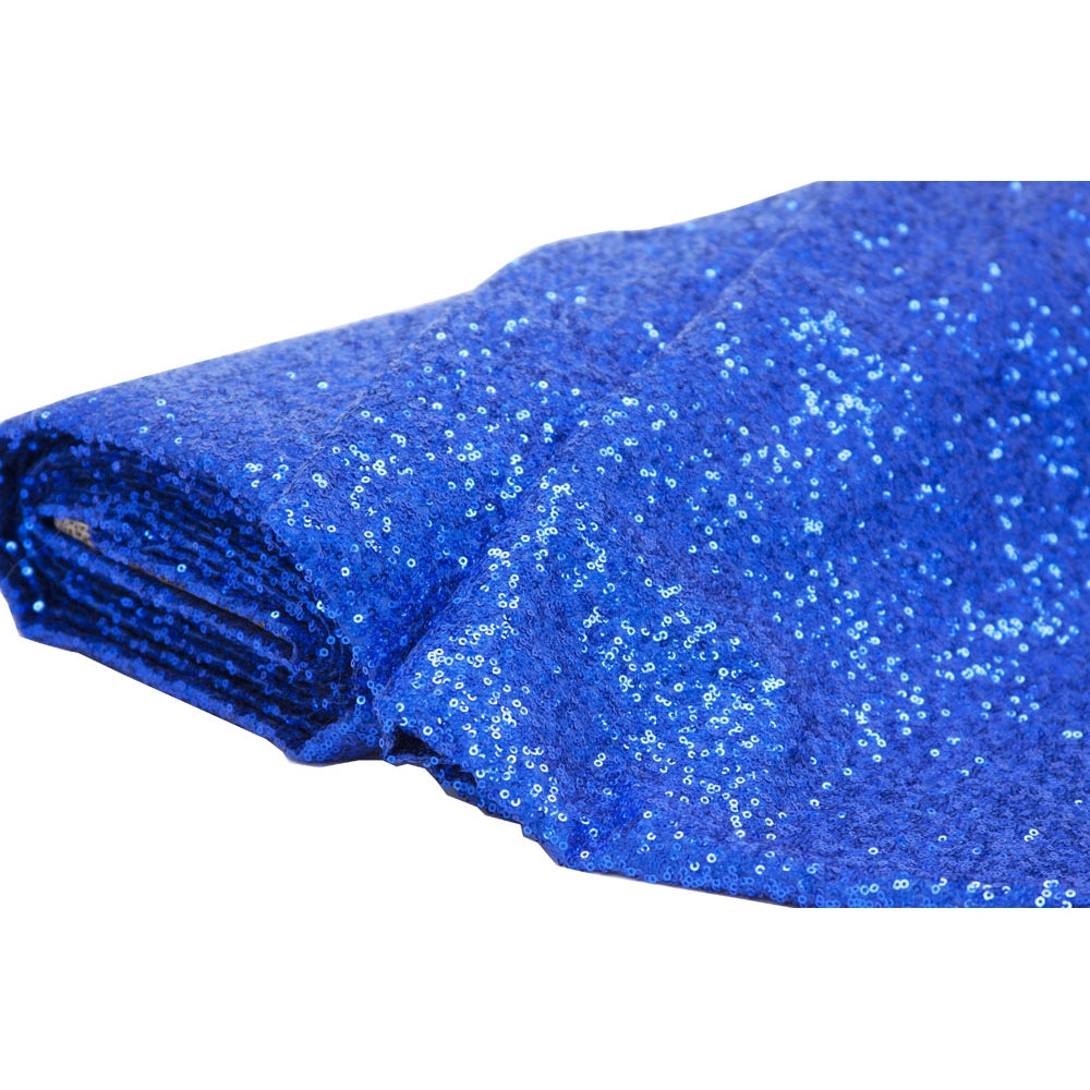 GLITZ Sequins Fabric Bolt - Royal Blue