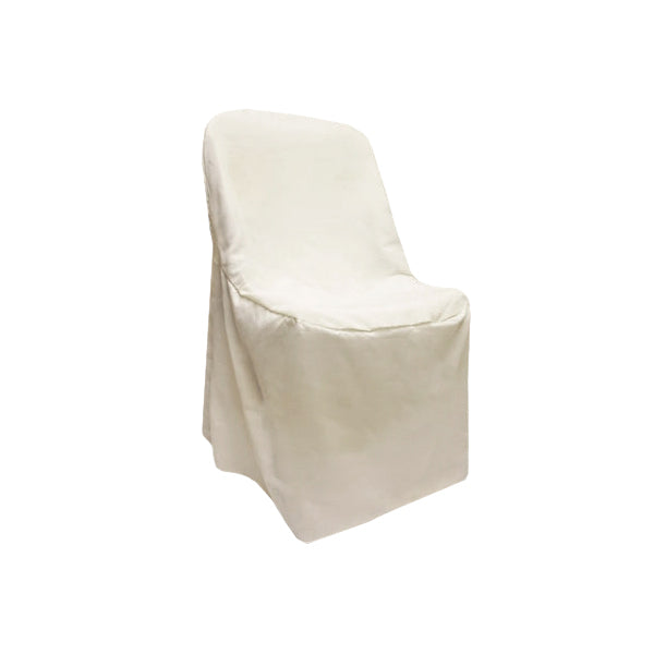 LIFETIME folding chair Cover - Light Ivory/Off White - CV Linens