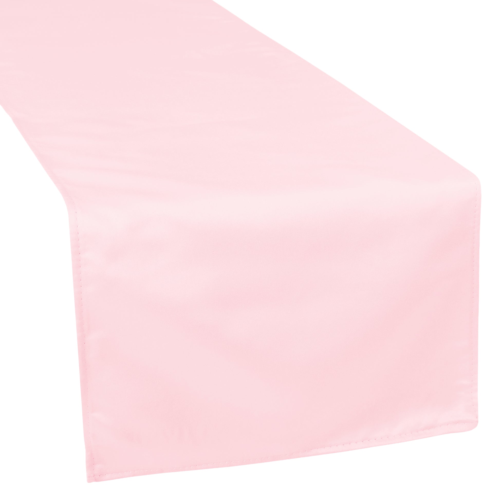 Lamour Satin Table Runner - Pink - CV Linens