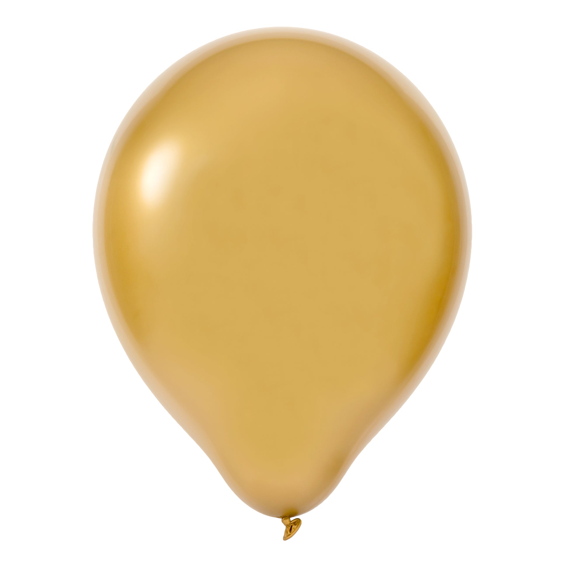 Metallic Gold 12" Chrome Latex Balloons | 50 pcs - CV Linens