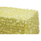 Leaf Petal Taffeta Tablecloth 90"x156" Rectangular - Yellow - CV Linens