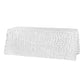 90"x156" Petal Circle Taffeta Rectangular Tablecloth - White - CV Linens