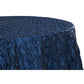 132" Pinchwheel Round Tablecloth - Navy Blue - CV Linens