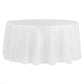 Pintuck 132" Round Tablecloth - White - CV Linens