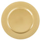 Plain Round 13" Charger Plates - Gold - CV Linens