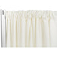 Poly Premier Fire Retardant (FR)  12ft H x 60" W drape/backdrop - Ivory - CV Linens