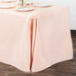 90"x132" Rectangular Oblong Polyester Tablecloth - Blush/Rose Gold - CV Linens