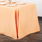 90"x156" Rectangular Oblong Polyester Tablecloth - Peach - CV Linens
