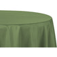 Round Polyester 132" Tablecloth - Willow Green - CV Linens