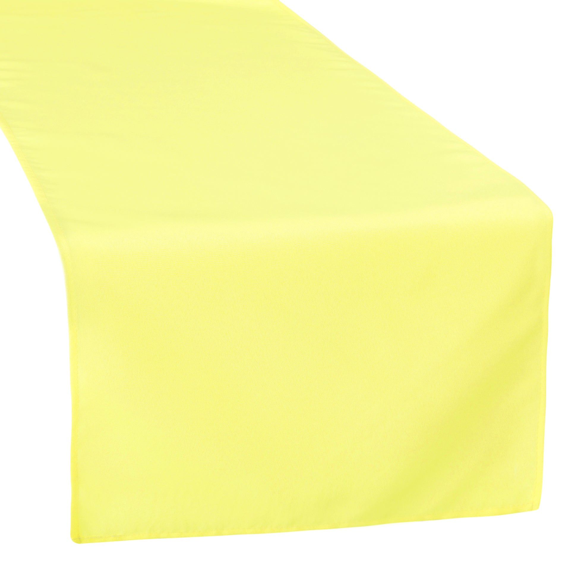 Polyester Table Runner - Yellow - CV Linens