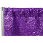 Glitz Sequin 8ft H x 52" W Drape/Backdrop panel - Purple - CV Linens