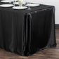 Rectangular Satin Tablecloth - Black