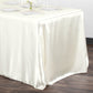 Rectangular Satin Tablecloth - Ivory