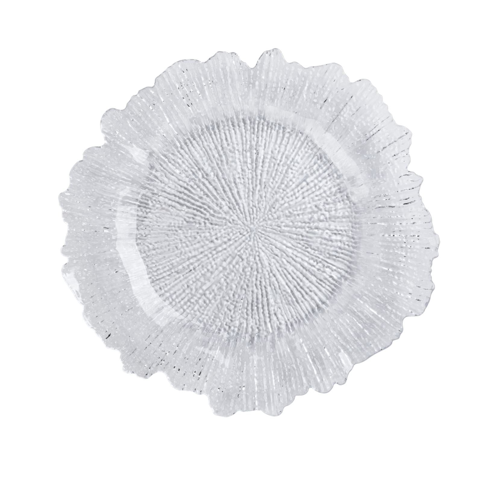 Reef Acrylic Plastic Charger Plate - Clear