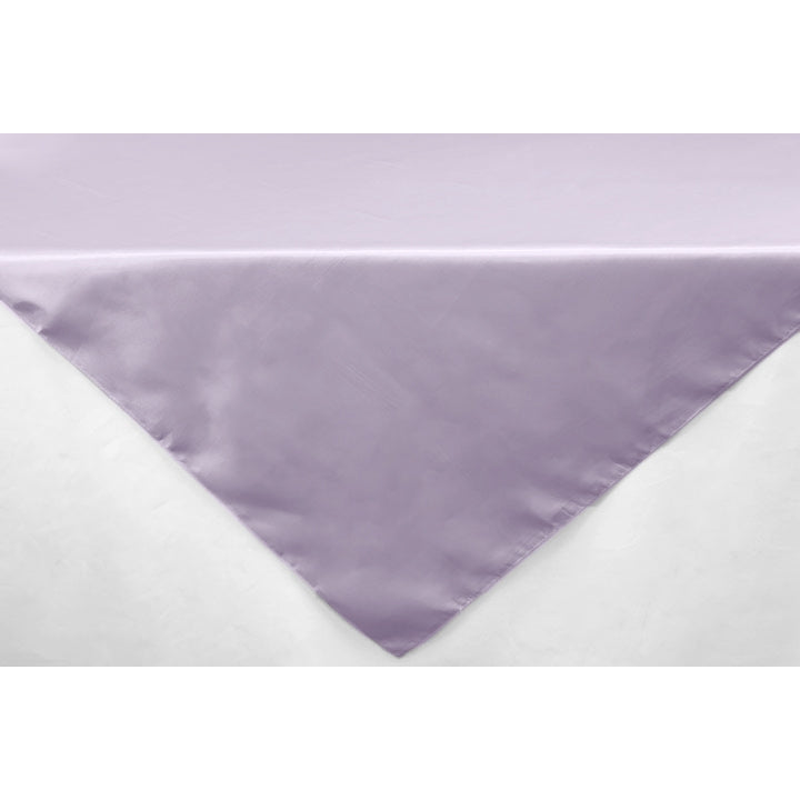 Square 54" Satin Table Overlay - Lavender - CV Linens
