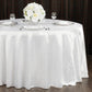 Satin 108" Round Tablecloth - White - CV Linens