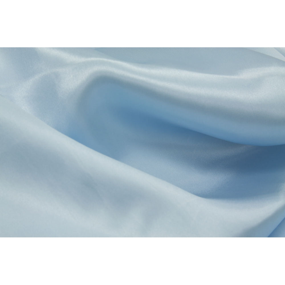 40 yds Satin Fabric Roll - Baby Blue - CV Linens