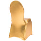 Spandex Banquet Chair Cover - Metallic Gold - CV Linens