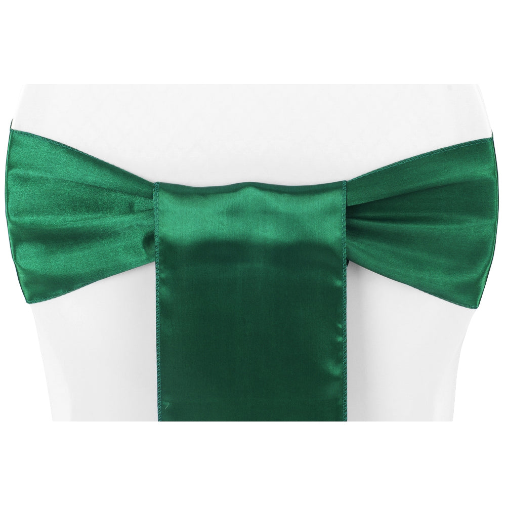 Emerald green chair sashes Clearance