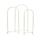Trio Arch Backdrop Frame Party Stands 3pc/set - Gold