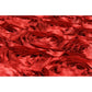 Wedding Rosette Satin 90"x156" rectangular Tablecloth - Apple Red - CV Linens